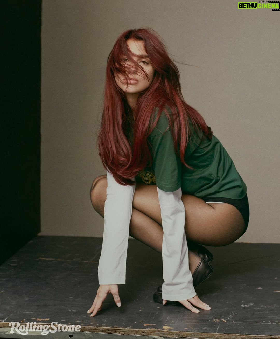 Dua Lipa Instagram - we're locked in!!! @rollingstone thank you for having me 🫀 Feb 2024 shot by @michaelbaileygates written by @brittanyspanos