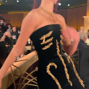 Dua Lipa Instagram - Thank you @goldenglobes for such a beautiful night last night - the only thing missing was a reclining chair