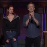 Dua Lipa Instagram - Last night on @latenightseth @sethmeyers !!! We even got matching tattoo's ⭐️ catch the full thaaang on youtube!!!