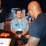 Dwayne Johnson Instagram – I was so impressed with this young man. 
Wow. 

This is Nathan Iqbal from @makeawishamerica. 

He’s 17 and he’s awesome! 

Nathan’s wish was to meet me — but I was lucky to meet him. 

I was moved to hear from Nathan, that some of his main priorities is to 
MAKE PEOPLE HAPPY. 
MAKE THEM SMILE.
BE KIND. 

This kid has some real soul and mana to him. 
We both got a little emo 🥹 
This kid’s amazing. 

Nathan represents all the good out there in the world. 
To be able to make people smile is a super power and man, he’s got it. 

#MakeAWishDay
#21Kids 
#BestDayEver
