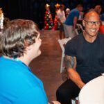 Dwayne Johnson Instagram – Droppin that old school Rock theme music for my boy Jayden Harden from @makeawishamerica! 

Jayden is 15 and he’s awesome!! 

Jayden’s wish was to meet, “the people’s champ”. 

He is a HUUUUUGE ROCK & pro wrestling fan and we had a BLAST chopping up his favorite wrestlers and matches!! 

I LOVE pro wrestling so my time with Jayden was super dope! 💪🏾🩵

I told him a little secret 🤫 that may or may not involve some dude returning to WWE to lay the SmackDown on all their candy asses 😉👋🏾

There’s a lot of negative and toxic noise out there in the world – but there’s a lot of positive, good things too, and Jayden is one of them. 

#MakeAWishDay 
#21Kids 
#BestDayEver