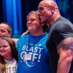Dwayne Johnson Instagram - Droppin that old school Rock theme music for my boy Jayden Harden from @makeawishamerica! Jayden is 15 and he’s awesome!! Jayden’s wish was to meet, “the people’s champ”. He is a HUUUUUGE ROCK & pro wrestling fan and we had a BLAST chopping up his favorite wrestlers and matches!! I LOVE pro wrestling so my time with Jayden was super dope! 💪🏾🩵 I told him a little secret 🤫 that may or may not involve some dude returning to WWE to lay the SmackDown on all their candy asses 😉👋🏾 There’s a lot of negative and toxic noise out there in the world - but there’s a lot of positive, good things too, and Jayden is one of them. #MakeAWishDay #21Kids #BestDayEver