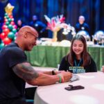 Dwayne Johnson Instagram – This is Jaelle Bornman from @makeawishamerica.

She’s 12, she’s awesome and here we are singing “You’re Welcome” from Moana 🎶 🌊 🪝 

Jaelle’s wish was to meet me. 

And I was super lucky to meet her! 

Part of her wish was to sing a song from MOANA with me – and she chose non other than “You’re Welcome” 

I told her get ready cos I’m singing in keys that don’t exist! 🤣🙋🏽‍♂️

We had so much fun and it was wonderful meeting her and her mom and dad! Jaelle and her dad have a strong unique bond which I love since I have all daughters myself ❤️

There’s a ton of toxic noise out there, but when you look past that noise – you’ll find good, positive human beings – and Jaelle is one of them. 

#MakeAWishDay
#21Kids 
#BestDayEver