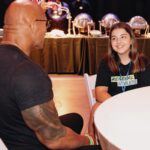Dwayne Johnson Instagram – This is Jaelle Bornman from @makeawishamerica.

She’s 12, she’s awesome and here we are singing “You’re Welcome” from Moana 🎶 🌊 🪝 

Jaelle’s wish was to meet me. 

And I was super lucky to meet her! 

Part of her wish was to sing a song from MOANA with me – and she chose non other than “You’re Welcome” 

I told her get ready cos I’m singing in keys that don’t exist! 🤣🙋🏽‍♂️

We had so much fun and it was wonderful meeting her and her mom and dad! Jaelle and her dad have a strong unique bond which I love since I have all daughters myself ❤️

There’s a ton of toxic noise out there, but when you look past that noise – you’ll find good, positive human beings – and Jaelle is one of them. 

#MakeAWishDay
#21Kids 
#BestDayEver