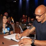 Dwayne Johnson Instagram - This is Jade Hoyle from @makeawishamerica. She’s 22 and she’s awesome! Jade’s wish was to meet me. Jade’s an accomplished and bad ass dancer 💃🏻 and was so cool to hang out with. I had a blast and it was my honor to make her wish come true. Lots of negative noise out there in the world, but there’s much more good things out there too, and Jade is one of them. #MakeAWishDay #21Kids #BestDayEver #rubyroundhouse 😉👊🏾