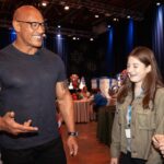Dwayne Johnson Instagram – This is Grace Eline from @makeawishamerica 
She’s 16 and she’s awesome! 

Grace’s wish was to meet me. 
And I was lucky to meet her! 

Incredibly selfless young woman who is running her own organization that helps kids battling cancer – with support, love, positivity & KINDNESS. Amazing girl. 

I told her when I was 16 the only “running” I was doing was from the cops 😂👮🏽‍♀️🙋🏽‍♂️🤦🏽‍♂️

There’s a lot of good kids doing amazing things out there in the world, and Grace is one of them. 

#MakeAWishDay 
#21Kids
#BestDayEver