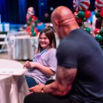 Dwayne Johnson Instagram – This little girl’s smile, eyes and mana just stole my heart ❤️

this is Chelsea Craig from @makeawishamerica.
She’s 9 and she’s awesome. 

Chelsea’s wish was to meet me. 

Our entire time together, all she did was just stare at me, smile and giggle (like Kevin Hart) 🤭🥰

Literally she said less than 10 words 😁
But her eyes, smile and energy said it all though. 

These are crazy toxic times – but there’s still a lot of positivity and good things out there in the world — and little Chelsea is one of them. 

To me, stuff like this will always be the best part of my fame. 

#MakeAWishDay
#21Kids 
#BestDayEver