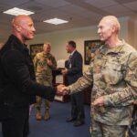 Dwayne Johnson Instagram – Handshakes and eyes mean everything to me, as I know they do to this man as well. 

General Randy George, Chief of Staff of the Army. 

Pleasure to meet with you, General and thank you for welcoming us to DC to meet with you and your fellow Generals. 

General Deb Kotulich
General Laura Potter 

Looking forward to working with you and your team on the task at hand. 

As always, thank you for your service and I’m sending you the bill for all the selfies I had to take in the Pentagon after our meeting. 

$7 bucks + tequila. 

See you soon, sir. 

Respectfully,

Rock