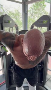 Dwayne Johnson Instagram - Hot as hell today in the gym like a sauna, but great training session. We pushed hard and made progress. Been applying the “get to” philosophy lately when it comes to pushing myself, getting after it and raising the bar. And that mindset has really helped me calibrate my perspective and get even more focused. We “get to” put in the work As opposed to we “have to” Big difference you can apply to all areas of life in a positive way. Grateful for the grind. Have a productive week, my friends. *go super light on this chest finisher and squeeze the hell outta the reps. #GetToPhilosophy #ironparadise