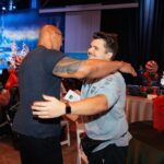Dwayne Johnson Instagram – I was so impressed with this young man. 
Wow. 

This is Nathan Iqbal from @makeawishamerica. 

He’s 17 and he’s awesome! 

Nathan’s wish was to meet me — but I was lucky to meet him. 

I was moved to hear from Nathan, that some of his main priorities is to 
MAKE PEOPLE HAPPY. 
MAKE THEM SMILE.
BE KIND. 

This kid has some real soul and mana to him. 
We both got a little emo 🥹 
This kid’s amazing. 

Nathan represents all the good out there in the world. 
To be able to make people smile is a super power and man, he’s got it. 

#MakeAWishDay
#21Kids 
#BestDayEver