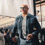 Dwayne Johnson Instagram - Cup of morning unleaded, evil smile, seconds away from going on-air LIVE 😈 Awesome time on @collegegameday ✔️ UFL United Football League Our season officially kicks off March 30th