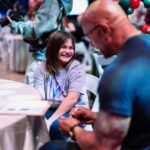 Dwayne Johnson Instagram – This little girl’s smile, eyes and mana just stole my heart ❤️

this is Chelsea Craig from @makeawishamerica.
She’s 9 and she’s awesome. 

Chelsea’s wish was to meet me. 

Our entire time together, all she did was just stare at me, smile and giggle (like Kevin Hart) 🤭🥰

Literally she said less than 10 words 😁
But her eyes, smile and energy said it all though. 

These are crazy toxic times – but there’s still a lot of positivity and good things out there in the world — and little Chelsea is one of them. 

To me, stuff like this will always be the best part of my fame. 

#MakeAWishDay
#21Kids 
#BestDayEver