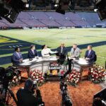 Dwayne Johnson Instagram – Cup of morning unleaded, evil smile, seconds away from going on-air LIVE 😈

Awesome time on @collegegameday ✔️ 

UFL 
United Football League 
Our season officially kicks off March 30th