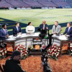 Dwayne Johnson Instagram – Cup of morning unleaded, evil smile, seconds away from going on-air LIVE 😈

Awesome time on @collegegameday ✔️ 

UFL 
United Football League 
Our season officially kicks off March 30th