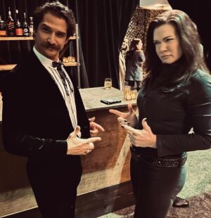 Eaddy Mays Instagram - “You lookin at ME, Pilgrim!?” 
@tylerposey58 @teenwolf 
#twinners 
#rhinestonecowboy #moviepremiere