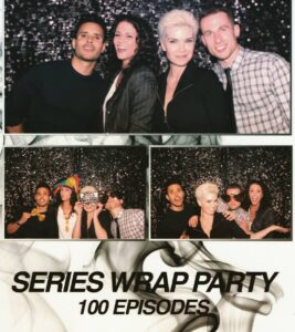 Eaddy Mays Instagram - Love, laughter, hugs, and stories 💙💜💛💚 Plus, a few drinks and a lot of bad bowling 🎳 (by me anyway! Sorry Lane 9!) #teenwolfserieswrapparty When you hear it said, 