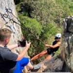 Eaddy Mays Instagram - Repelling for the first time! 🤩 💪🏼 #threesimplethings #ThomShea Thanks for having my 6 everybody! 💗 Kings Mountain, North Carolina