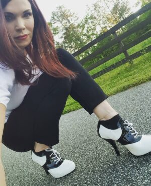 Eaddy Mays Instagram - #Repost @darach.hale . . .
@eaddymays YOU LOOK HOT * * * 
LOL  Much appreciated, @darach.hale ;) This is me, heading to a costume fundraiser event last night.
 #itsallabouttheshoes