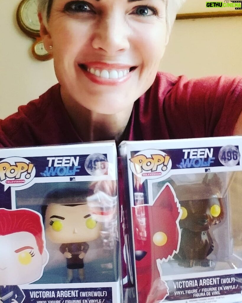 Eaddy Mays Instagram - @thatchloeann YOU ARE AMAZING!! 😍 Thank you, dearest, for making my dream come true! I've always wanted @teenwolf #popvinyls and you DID IT! You went above and beyond - WEREWOLF VICTORIA!! 😂 - FANTASTIC! Thank you Thank you Thank you! 😘💓😘💓 #thankfulThursday #tv #creator