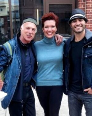 Eaddy Mays Instagram - #fbf Fights and bites on camera, but smiles and hugs #bts 
@tylerl_hoechlin #michaelhogan @teenwolf 💕
