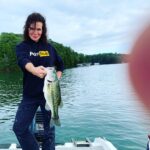 Eaddy Mays Instagram - Eeee! 🤩 Caught my first ever fish (nor counting the paid deep sea fishing in the past) this week! Had to post the picture with the finger in it cuz it made me LOL 😂😜 I hope you’re finishing ways to stay (relatively) sane during this _____ year 😣 I’m thinking about you. 💓 Stay encouraged! This crap has gotta get better eventually, right?! 🥴 RIGHT! 👍🏼 Okay? Okay. 😉😘 Lake Lanier