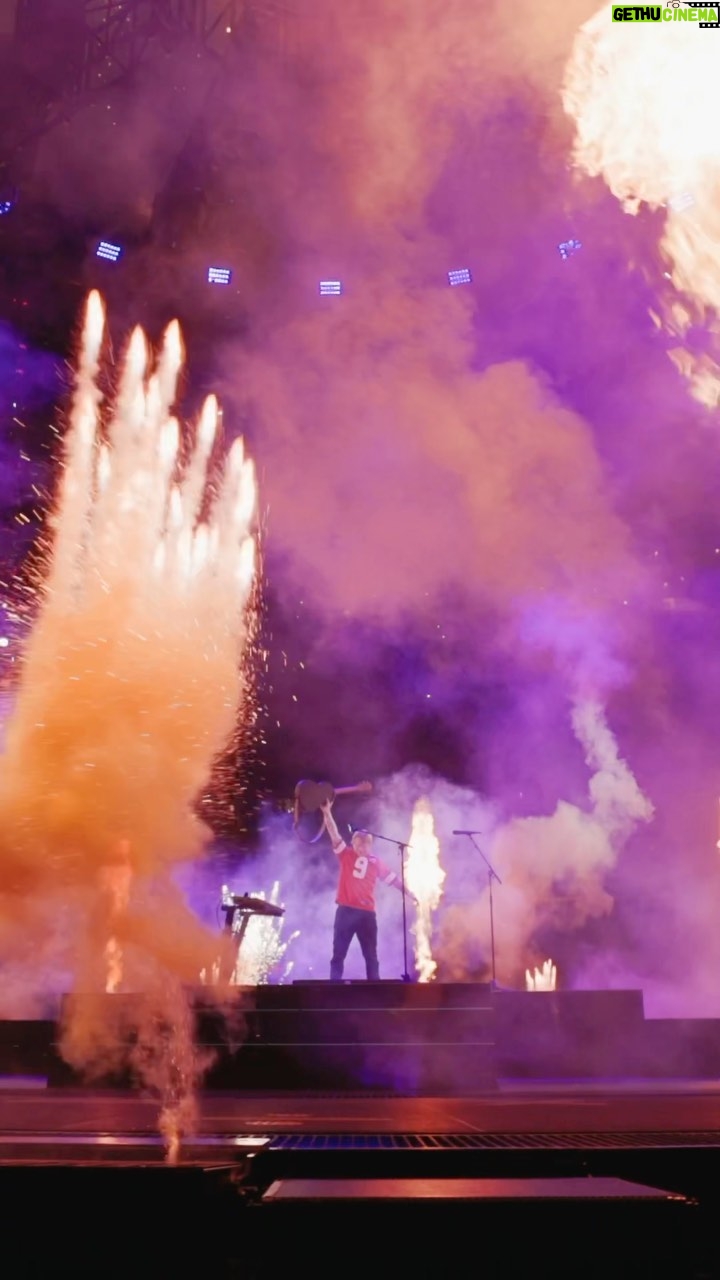 Ed Sheeran Instagram - Kansas City ! Absolutely loved that show, thank you so much for having me, first time I played arrowhead was opening up for the Rolling Stones and I said I hoped I could come back and headline it one day. Until next time! See you all in Minneapolis x 🎬 @liampethickphoto GEHA Field at Arrowhead Stadium