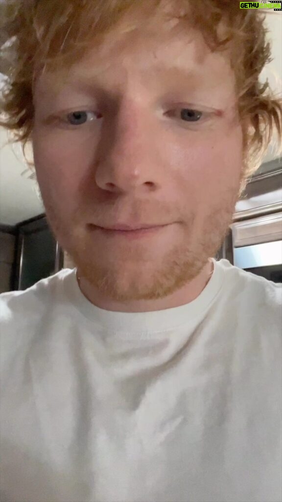Ed Sheeran Instagram - Out in Iowa trying my hardest to fit in, I need more practice