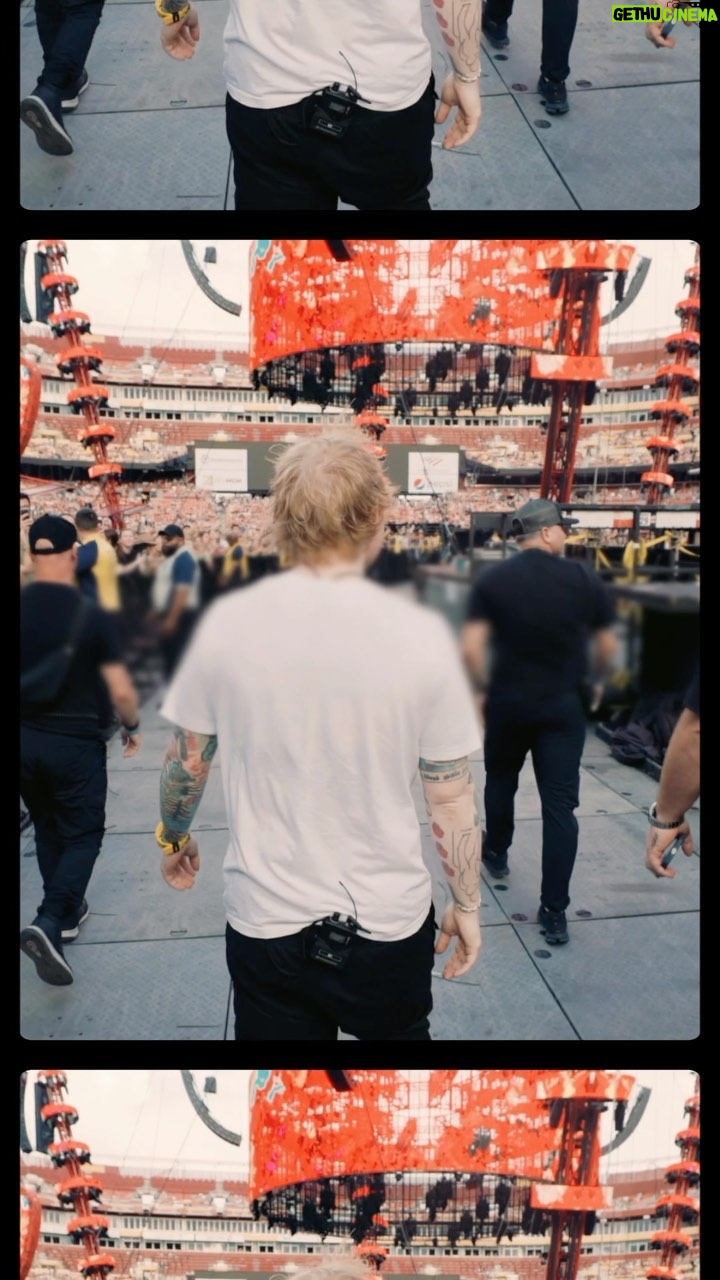 Ed Sheeran Instagram - DC, I was my own opening act this weekend and it was so fun to do. Hope @thegr8khalid is recovering and is okay. What a gig, shout out to mini me too ! See ya in Boston guyz x 📹 @liampethickphoto FedExField