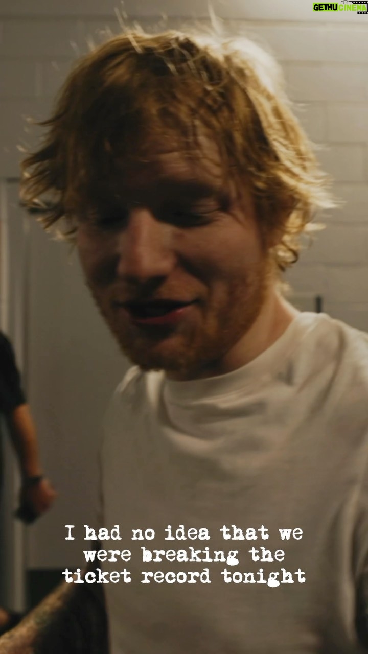Ed Sheeran Instagram - Played a subtract show, went to a brewery, served beers, then broke the ticket record at the stadium. Love you Atlanta, til next time x 📹 @liampethickphoto @mushroomcreative