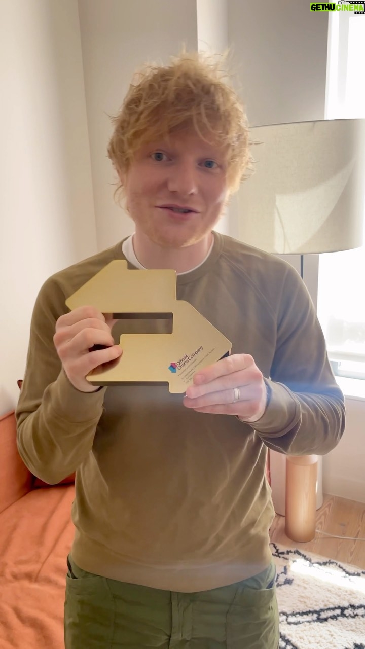 Ed Sheeran Instagram - This album was never about chart positions, but nevertheless, I’m very grateful for the love. Thank you for making Subtract #1 x