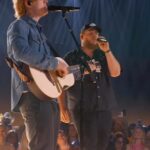 Ed Sheeran Instagram - Performed Life Goes On with the wonderful @lukecombs at the ACM awards tonight. We recorded a special version of the duet that is released tonight too, check it out x