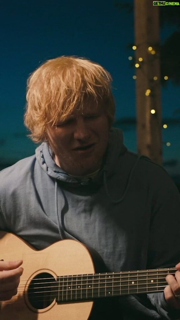 Ed Sheeran Instagram - Here is me singing Blue from Autumn Variations. I had lost my voice this day so apologies for the missing notes, but the wibe is there x