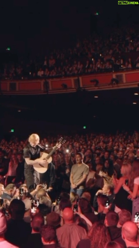Ed Sheeran Instagram - Got into the crowd again at the final subtract show to play a brand new song from Autumn Variations. I hid a gospel choir in the audience, they were amazing. Head > Heels ends the album, which is out in 6 days ! Full version of this will be up soon but here’s a taster