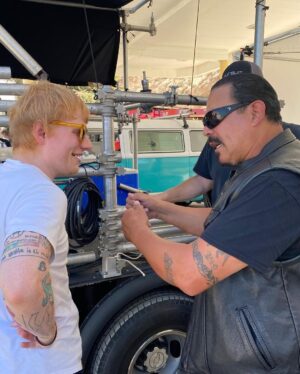 Ed Sheeran Instagram - First day back on the Mathematics tour, let’s celebrate with a dump shall we