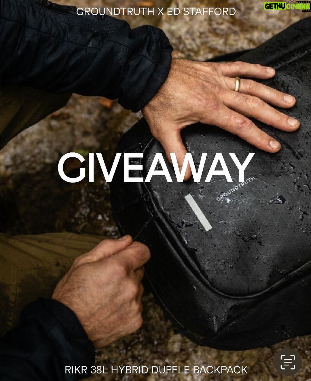 Ed Stafford Instagram - Holiday season is coming and we want to jump start it with a #giveaway! Follow the directions below for your chance to win a 38L Duffle hybrid backpack. We will pick 3 winners! Good Luck! How to enter : 1. Follow us @groundtruth.global 2. Like this post 3. Tag a friend in the comments Giveaway end 17th of December #giveaway