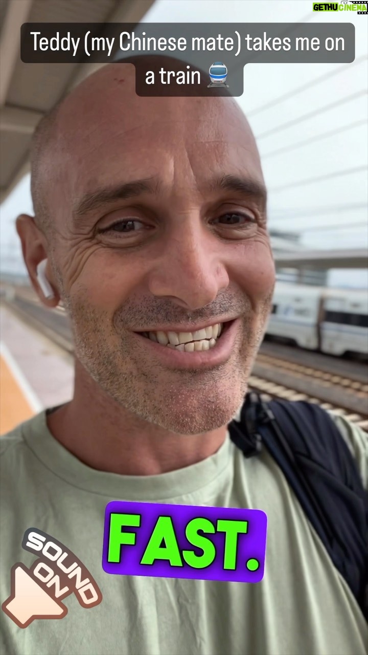 Ed Stafford Instagram - I’m in China. It’s big. The trains are FAST 💨 @supertd_zhu