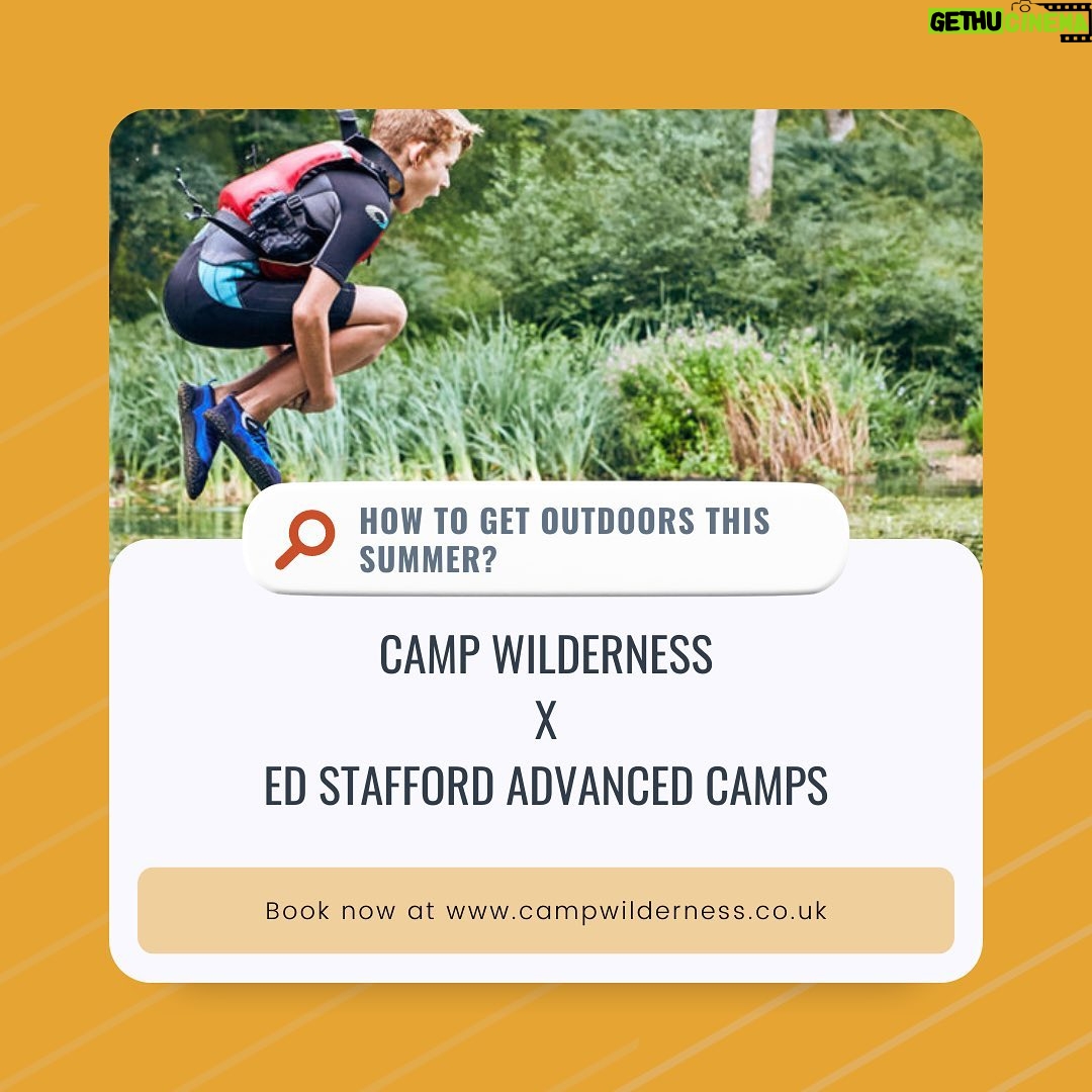Ed Stafford Instagram - One of the coolest bits of the Advanced Camps that I’m running with @campwildernessuk this summer is the final challenge. It brings everything that you’ve learned together and puts you through your paces to ensure that you can tap into all your new skills - even under pressure. 😎🔥🎣 Link in bio. #summercamp #summercamp2022 #CampWilderness #Camping #Adventure #SummerHolidays #holidaycamp https://campwilderness.co.uk United Kingdom