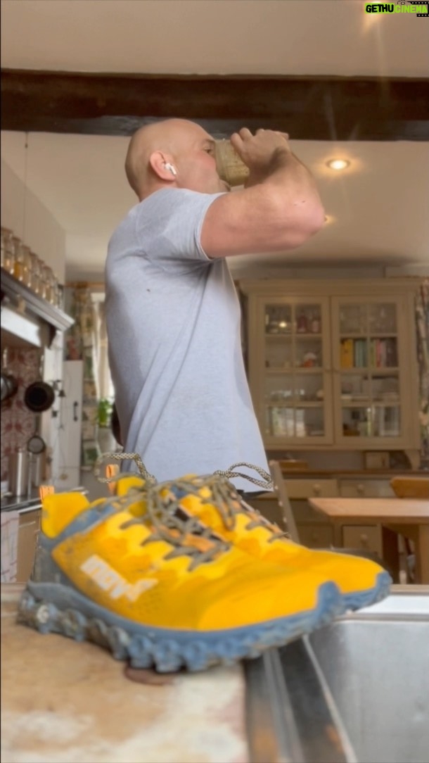 Ed Stafford Instagram - Trialling the new #parkclaw hybrid #running shoe Leicestershire