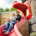 Ed Stafford Instagram – Fun day out at #realmofzog @warwickcastleofficial with @laurabingham93 @alexjonesthomson (spotted in the playground 🤣), @ranstafford Milly and Molly 🥰🐉😎 Warwick Castle