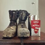 Ed Stafford Instagram - We’ll done if you got them. Jungle boots and half decent coffee. Trialling @altberg.yorkshire.boot.makers new Panama sole that is now much lighter. Same enormous mud lugs and drainage holes 🕳 etc. One day to go! 🇧🇷😬 #brasil #brazil