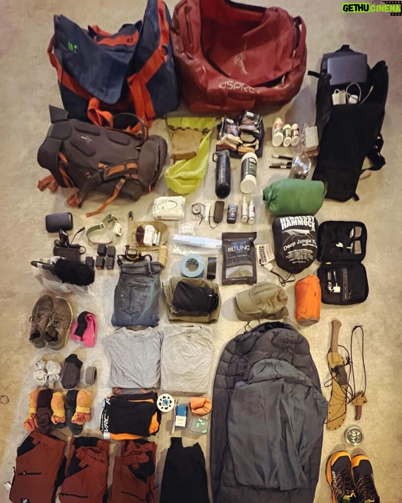 Ed Stafford Instagram - Depart for the Amazon on Sunday. Spot the deliberate (or not so deliberate) omissions… 🤦🏻‍♂️ #expedition #exped #packing #filmmaking #firstmanout #tvseries @discoverybr @discovery_seasia @discovery_uk @discovery @discoveryla @discoverychannelin @discoveryplusuk England