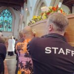 Ed Stafford Instagram - Beautiful crisp day. Beautiful send off for Bully. Proud to be a small part of it. Huge love to Sasha and the family. x England