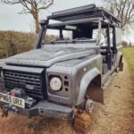 Ed Stafford Instagram – Crikey that is GUTTED! Amusing thing is that the steering wheel is detachable (to stop people stealing it 🤦🏻‍♂️). Things of real value (winch, LED bar, rear step bumper) all left. One more thing to sort when home… 🙄😝 #stolendefender @landrover @landrover_uk United Kingdom