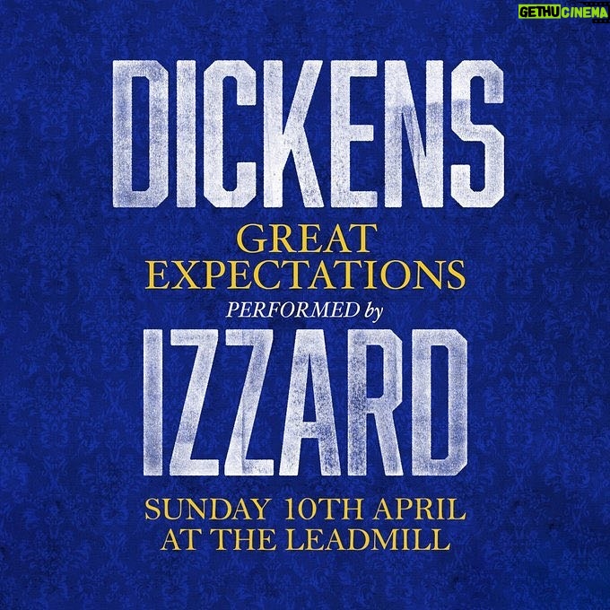 Eddie Izzard Instagram - π¨ Wunderbar+ tomorrow @Leadmill is sold out Grab the last tickets for Great Expectations Sunday 3pm here - leadmill.co.uk/event/eddie-izzard-great-expectations-by-charles-dickens/ - The Beekeepers #wecantloseleadmill #dickens #eddieizzard #sheffield #wunderbar