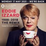 Eddie Izzard Instagram - Live @delawarr Bexhill - The Beekeepers