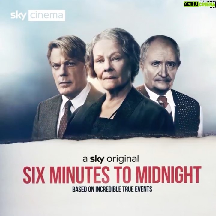 Eddie Izzard Instagram - “Behind the scenes of #SixMinutesToMidnight with writer and star @eddieizzard. See the unmissable true story exclusively on Sky Cinema from Friday. “ - @skytv
