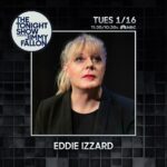 Eddie Izzard Instagram - I’ll be on @JimmyFallon @FallonTonight talking about my solo show of Shakespeare’s Hamlet. See you tonight #FallonTonight