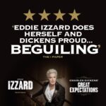 Eddie Izzard Instagram – The London run of Great Expectations ends July 1.  Some tickets still available at: https://ticketing.nimaxtheatres.com/tickets/series/GAGEX01M?promo=WEB. Don’t miss it! #greatexpectations #charlesdickens