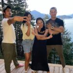 Eddie Liu Instagram - Indoor cat goes outdoors; has a really nice time. Swipe to the last slide to see how dangerous I am with an axe...and by that I mean a liability (my bad, Kendell @bootneck_45). British Columbia, Canada