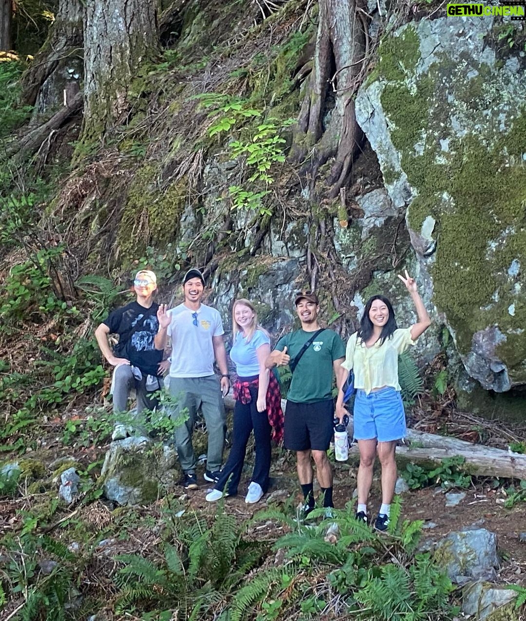 Eddie Liu Instagram - Indoor cat goes outdoors; has a really nice time. Swipe to the last slide to see how dangerous I am with an axe...and by that I mean a liability (my bad, Kendell @bootneck_45). British Columbia, Canada